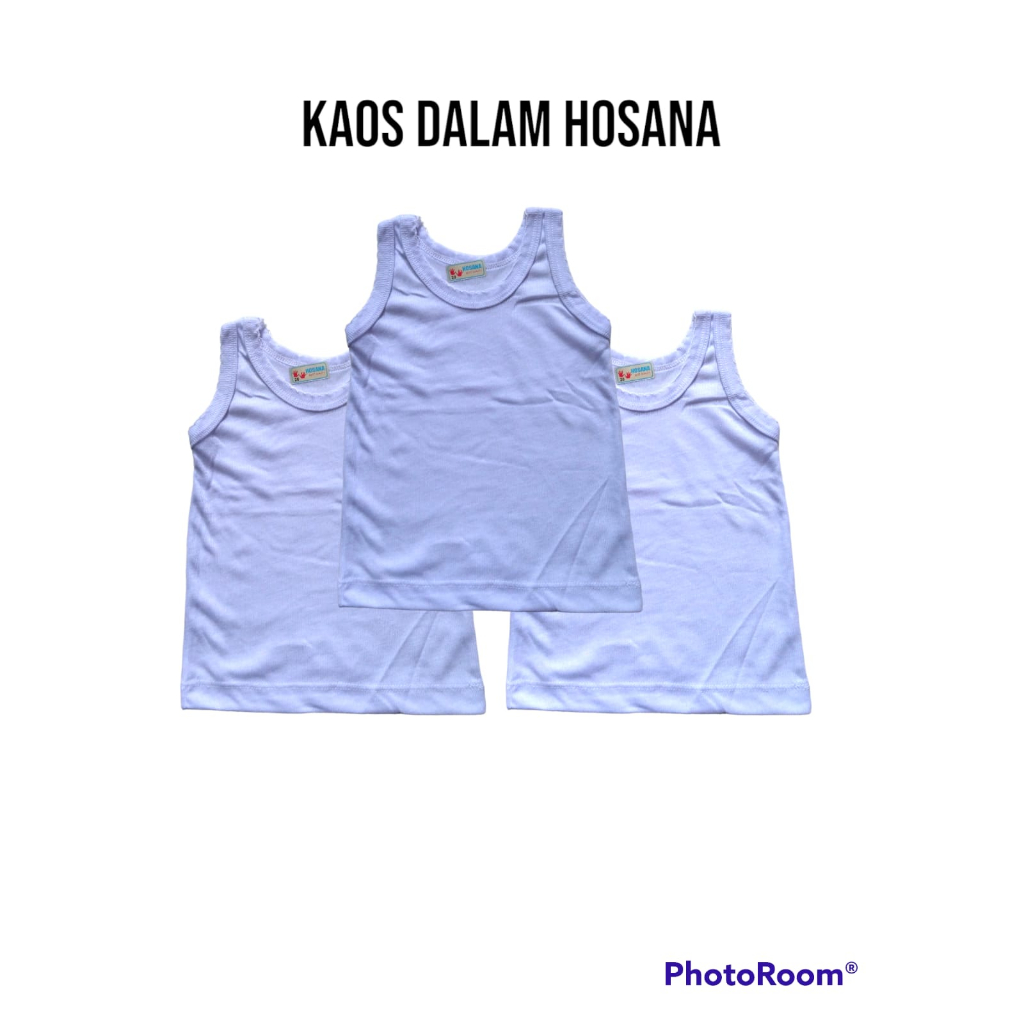 Hosana Singlet Bayi Kaos Dalam Anak Bagus Adem Polos