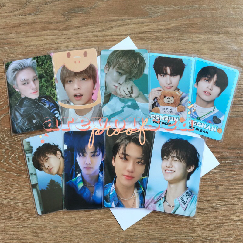 [BOOKED] WTS PC PHOTOCARD JENO ALUCARD POB EVERLINE ISTJ MARK PRINCE NCT 127 HAECHAN PINKFONG MANYUN