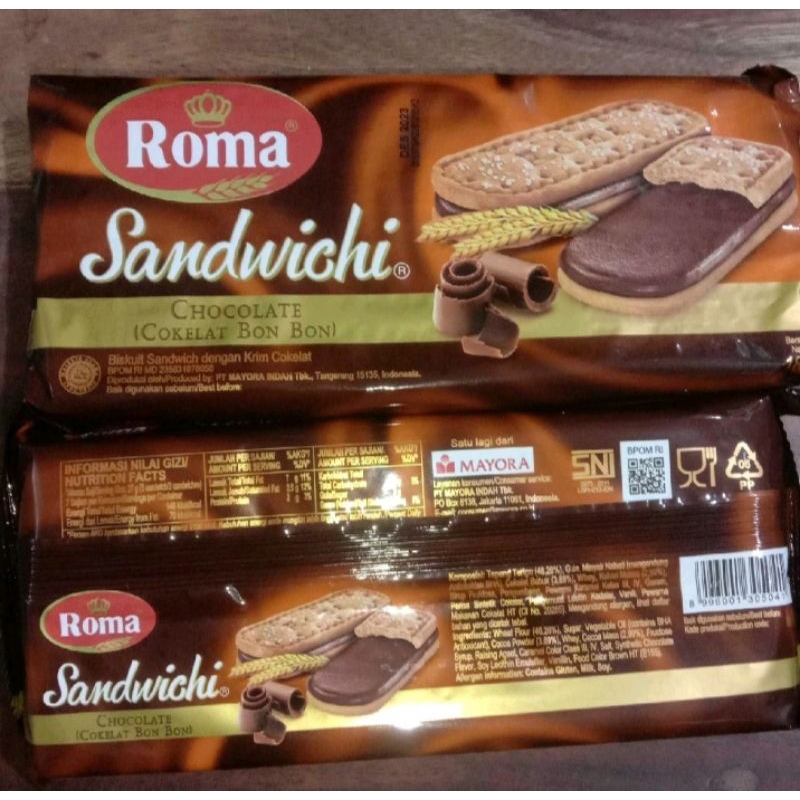 

Roma Sandwichi Chocolate 186gr, Hatari Biscuit Cream Chocolate 190gr, Hatari Biscuit Cream Stroberi 190gr