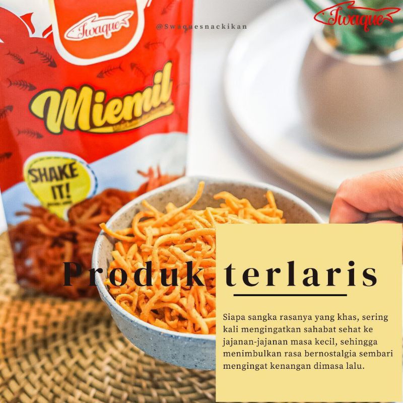 

SB - Miemil Snack Camilan Swaque Kemasan 100gr
