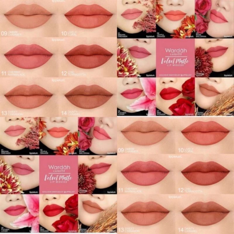 Lipcream wardah velvet matte (rijek)