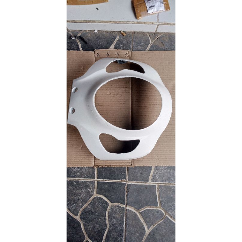cover body tameng lampu depan honda scoopy k2f 2020-2023 putih