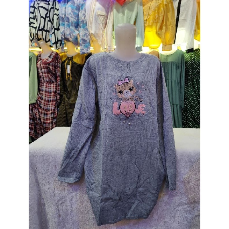 Tunik rajut import wanita import jumbo  LD 120