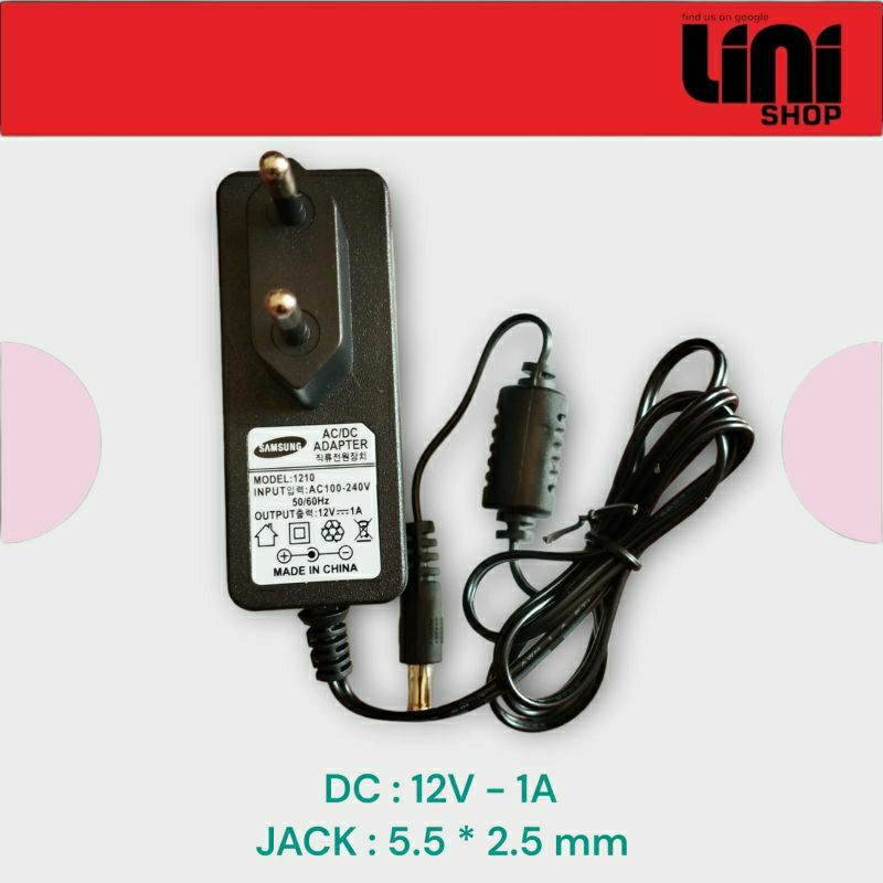 Adaptor CCTV 12V 1A buat power Adaptor Router CCTV Kamera dll