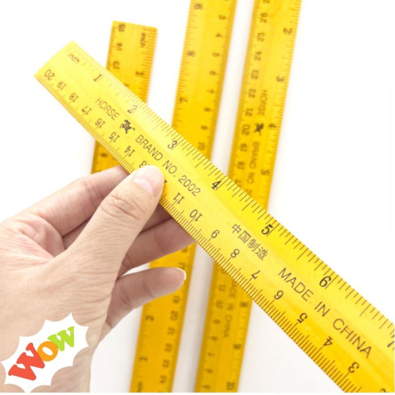 

Penggaris Kayu 30cm Penggaris Jadul Awet Murah