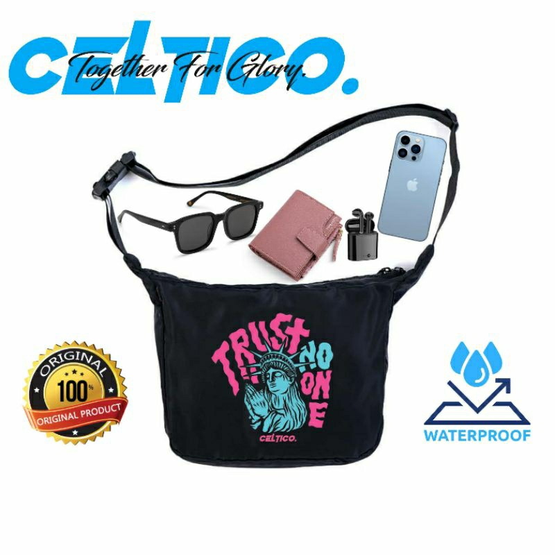 TAS SELEMPANG PRIA dan WANITA - SLING BAG WATERPROOF - TAS DISTRO EFG GOKS SKYMO CELTICO.