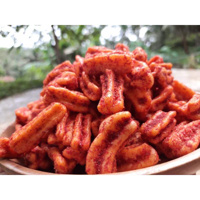 

Pikset keripik pedas kerupuk cipir super hottt