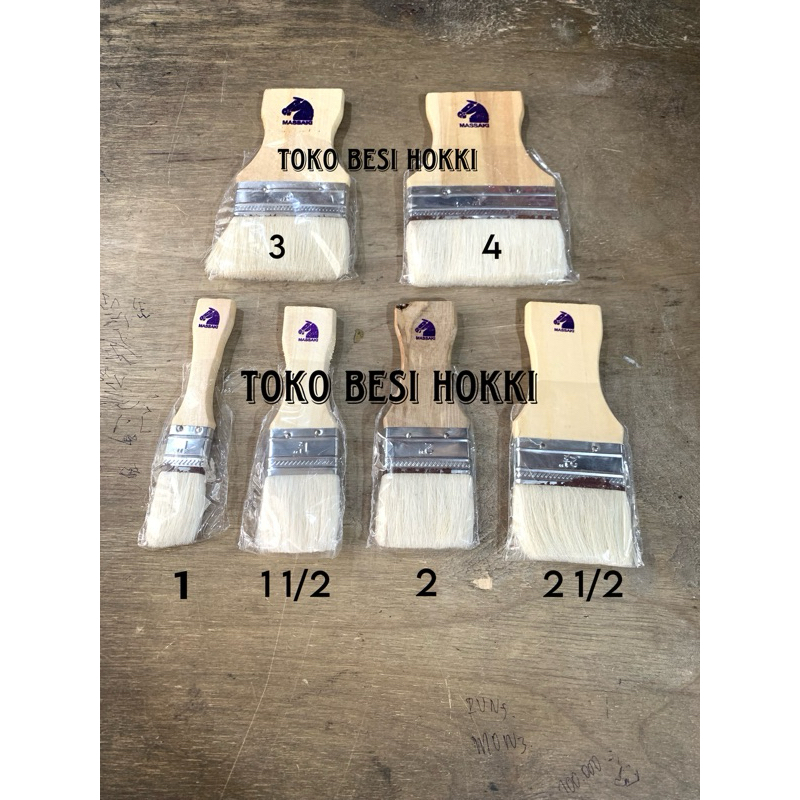 Kuas Vernis Massaki / Kuas Vernis Kayu
