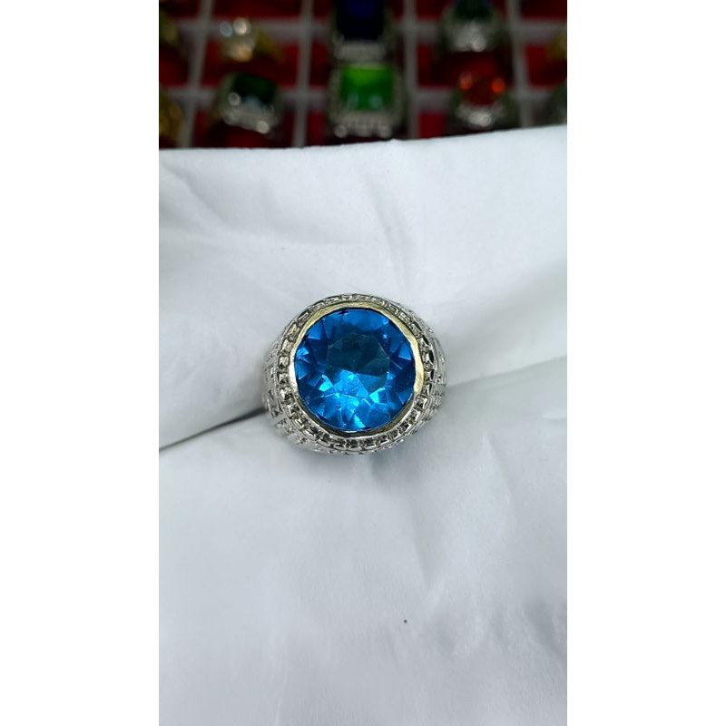 cincin blue topas london