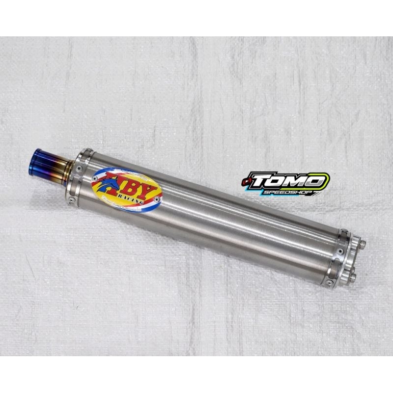 Silencer Knalpot HBY Titanium For Ninja150 R RR Original Thailand