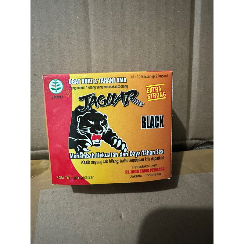 JAGUAR BLACK KUNING ORIGINAL KAPSUL (OBAT KUAT)