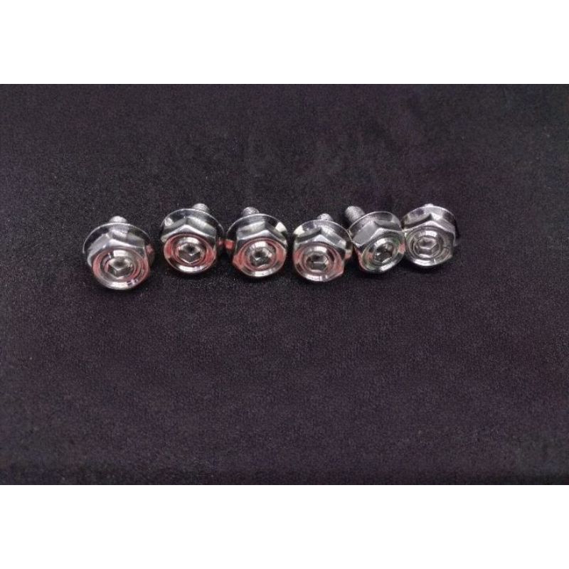 Baut 10 stainless steel 2 kunci bordes injeksn mio sporty mio smile probolt