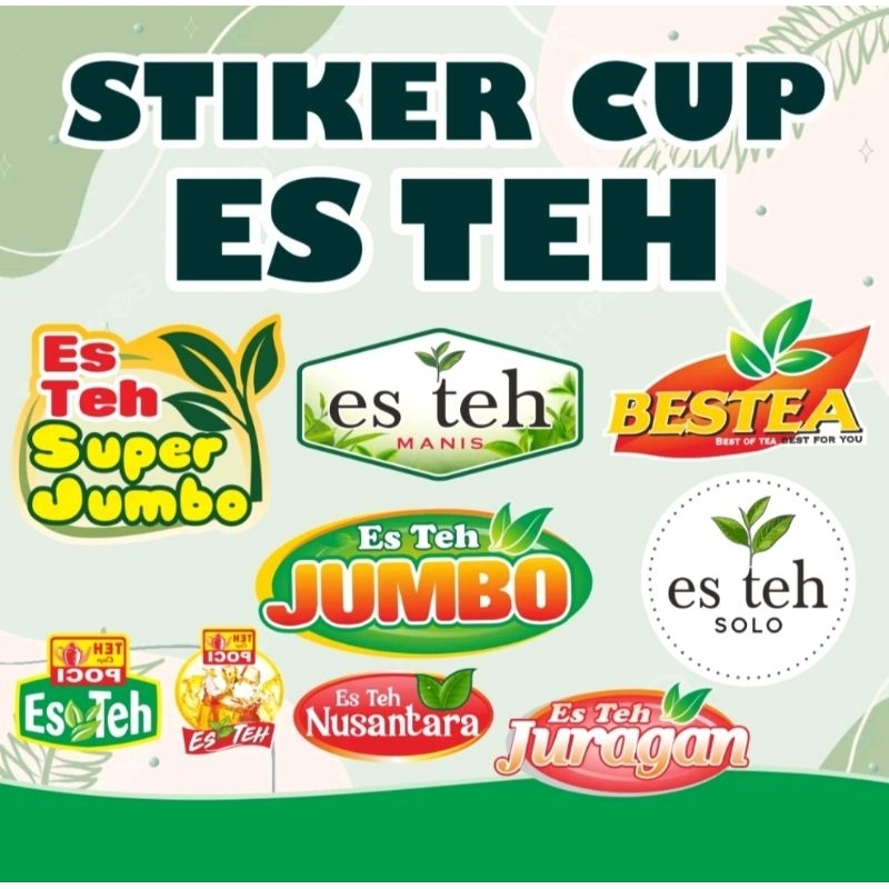 

stiker es teh all varian pilih di variasi