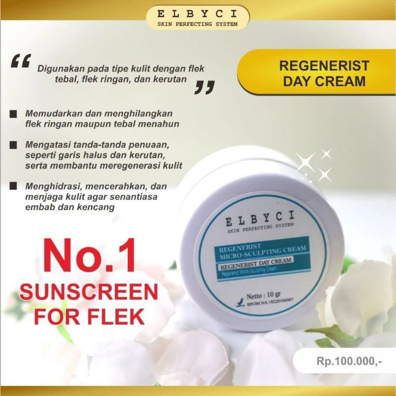 DAY CREAM FLEK / REGENERIST ELBYCI [FREE GIFT]