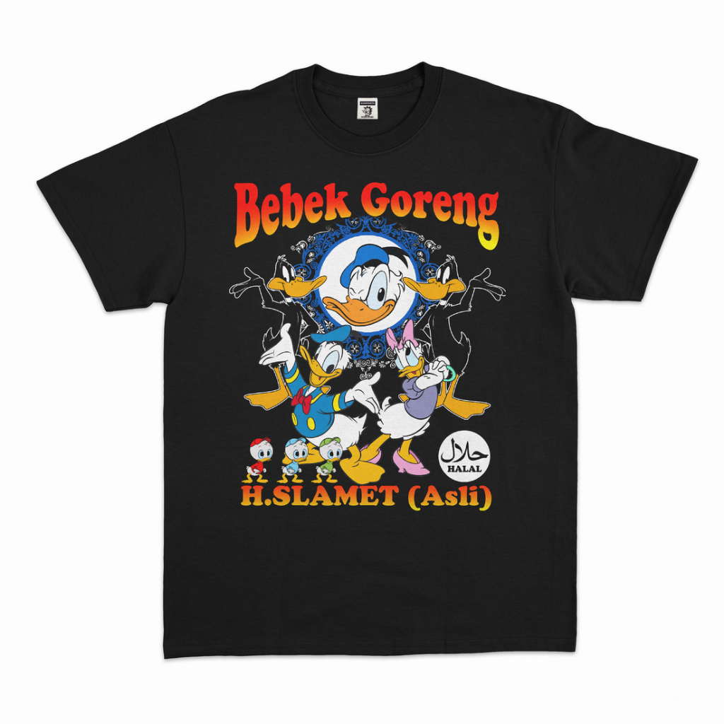 KAOS | TSHIRT | DISNEY | DONALD DUCK | BEBEK GORENG | PARODY | Riseparty Tshirt
