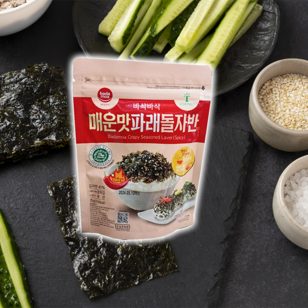 

BADAMOA CRISPY SEASONED LAVER (SPICY) 35g