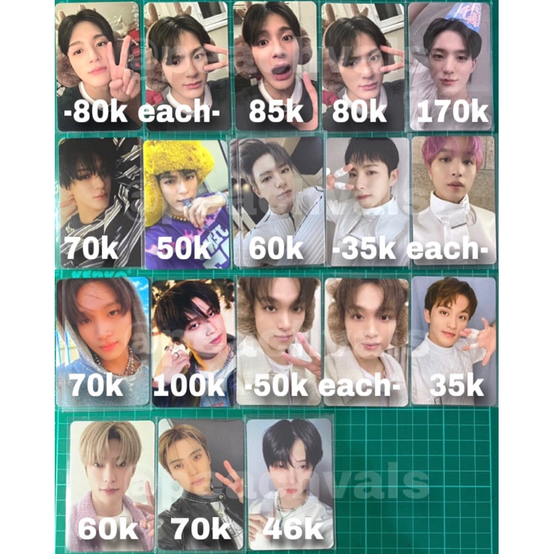 PHOTOCARD OFFICIAL NCT DREAM 127 JENO RENJUN HAECHAN JAEHYUN MARK JISUNG PINKCHRISMAST XMAS PARTY PA