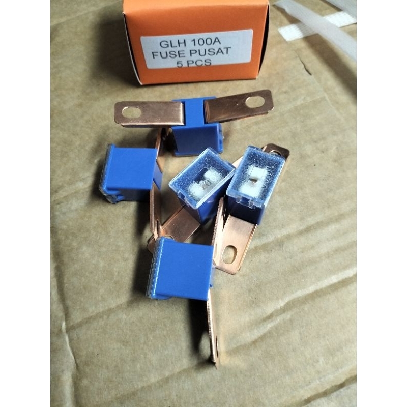 5pcs fuse fusat sekring honda 100a glh kaki samping panjang
