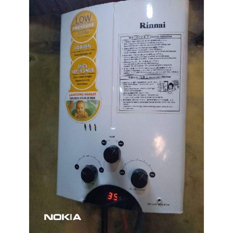 water heater rinnai reu 5cfc second