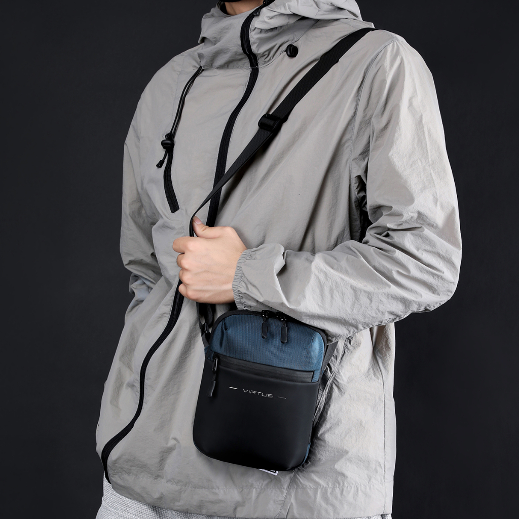 VIRTUS -BB-2112 Tas Selempang Tas Bahu Pria Dewasa Terbaru 2023 Fashionable Tas Bahu Cowok Trendy Ke