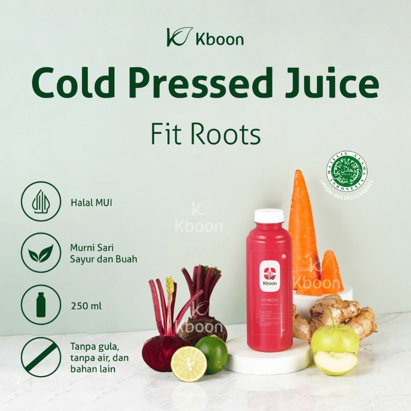 

Cold Pressed Juice Fit Root 250ml Kboon