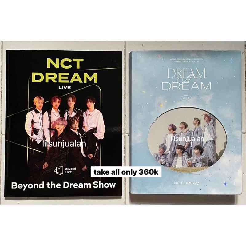 pb photobook only dad dream a dream v1 + brochure beyond live nct dream
