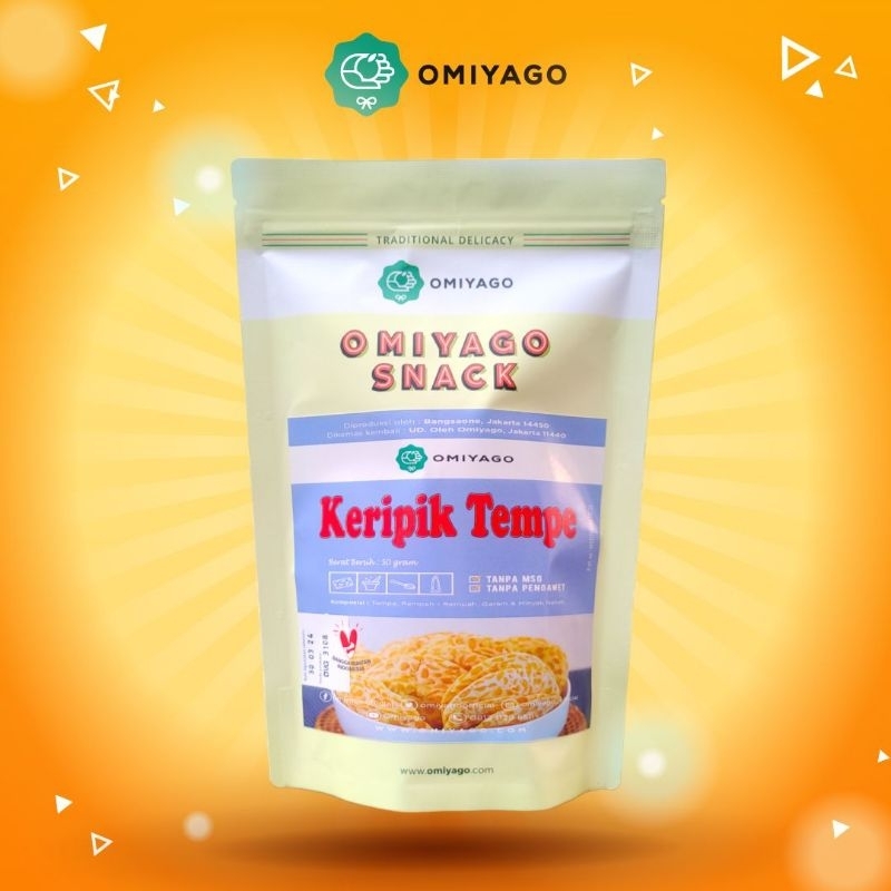 

Omiyago Snack Keripik Tempe 75gr