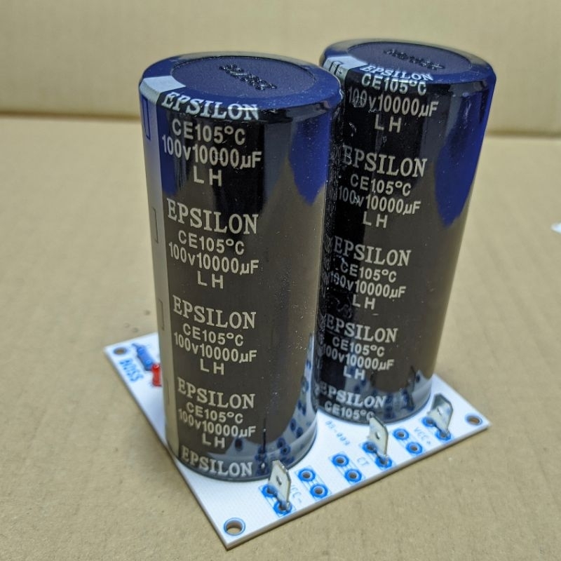 POWER SUPPLY | PSU 2 ELKO EPSILON 10000uF/100v FULL ORIGINAL