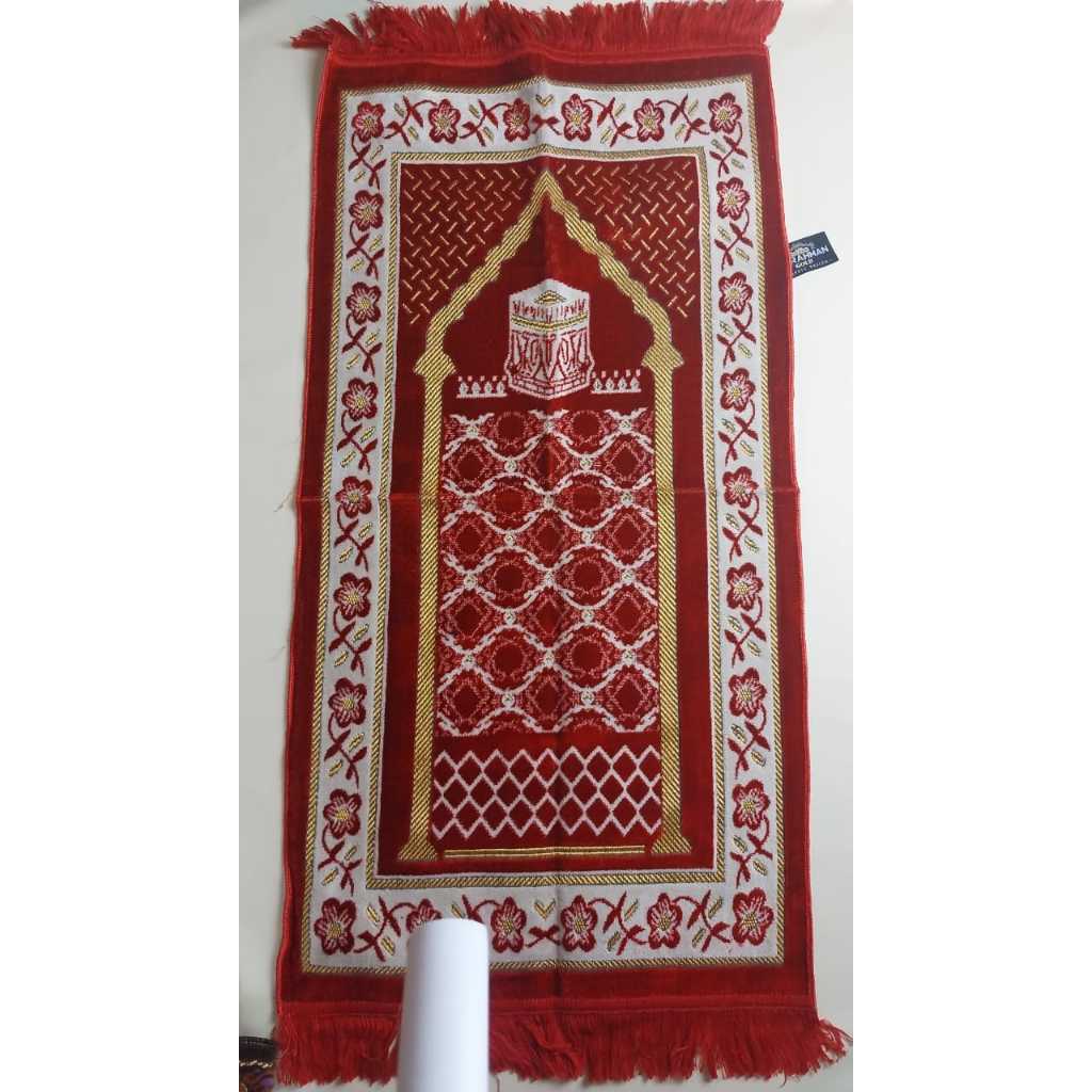 Grosir ecer sajadah Ar Rahman Gold Classic