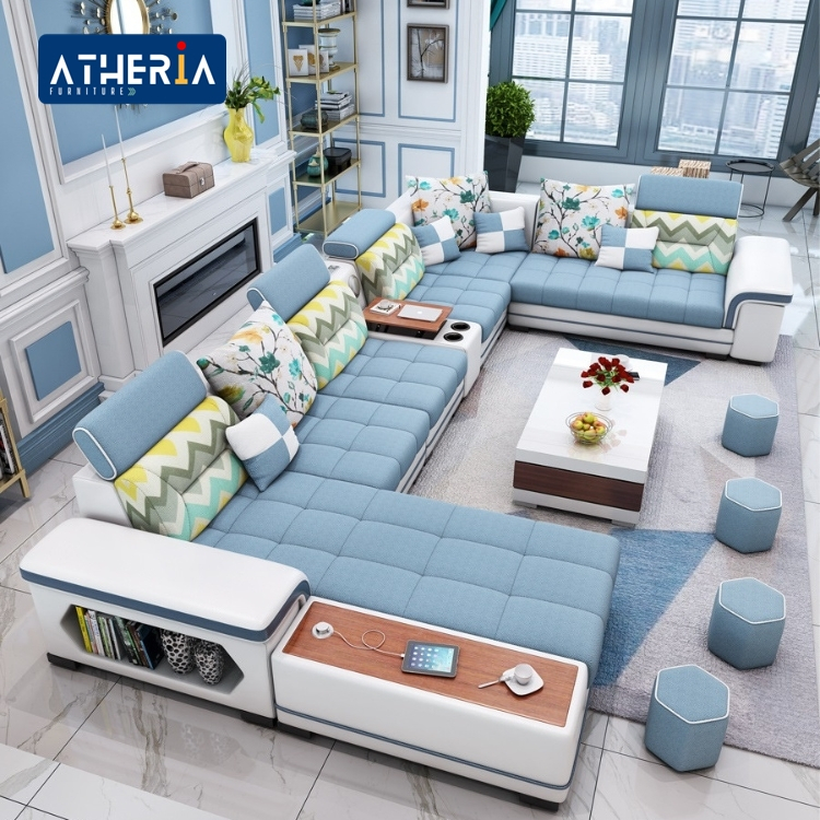 PROMO PUNCAK Sofa Minimalis Ruang Tamu Sofa Tamu U Sudut Kursi Tamu