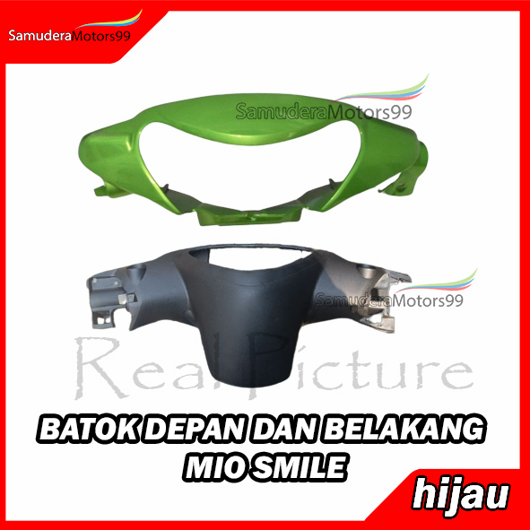 Batok Lampu Depan Dan Belakang Mio Smile Hijau 1 Set Batok Mio Smile