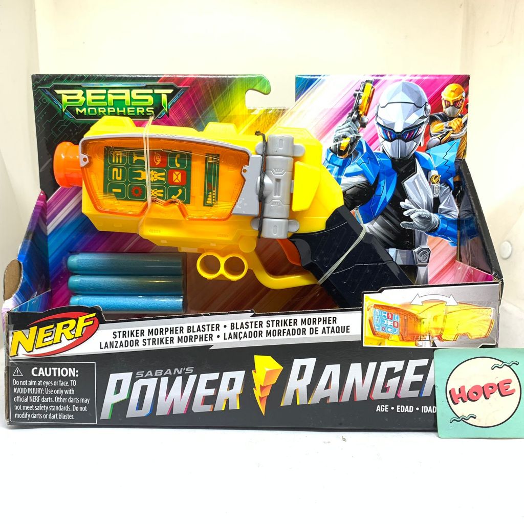 NERF Power Rangers Striker Morpher Blaster Original Hasbro