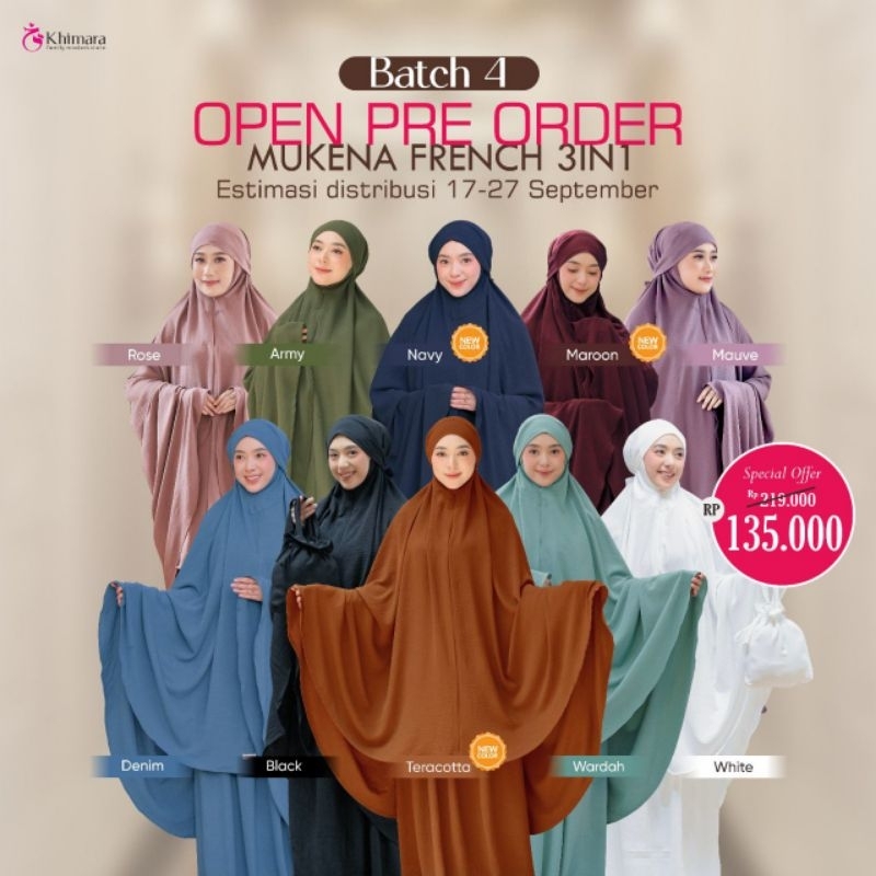 Mukena French by Khimara