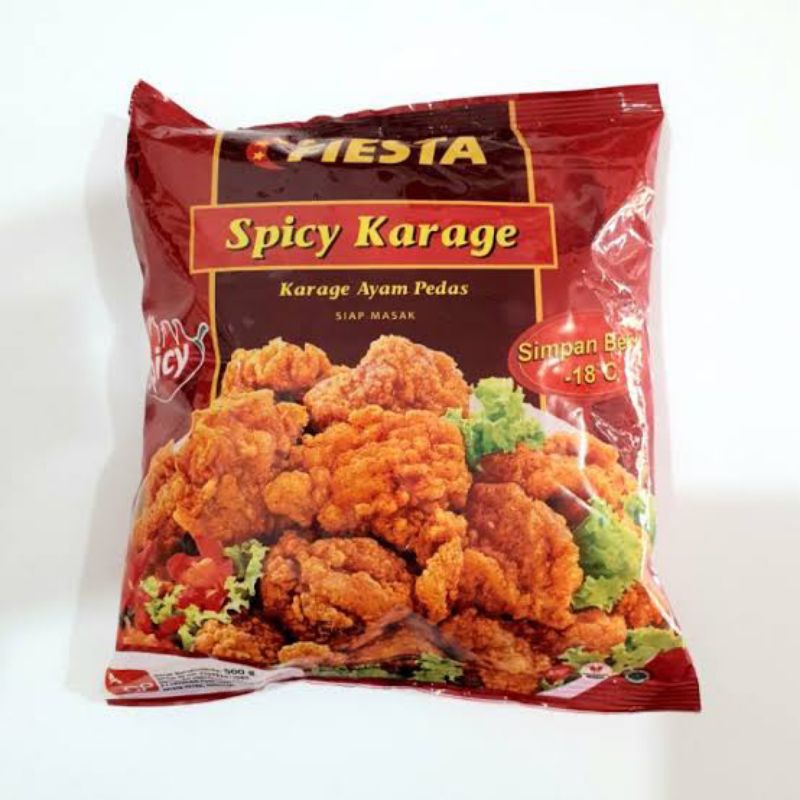 

Fiesta Spicy Karage Ayam Pedas Siap Masak 500 gram