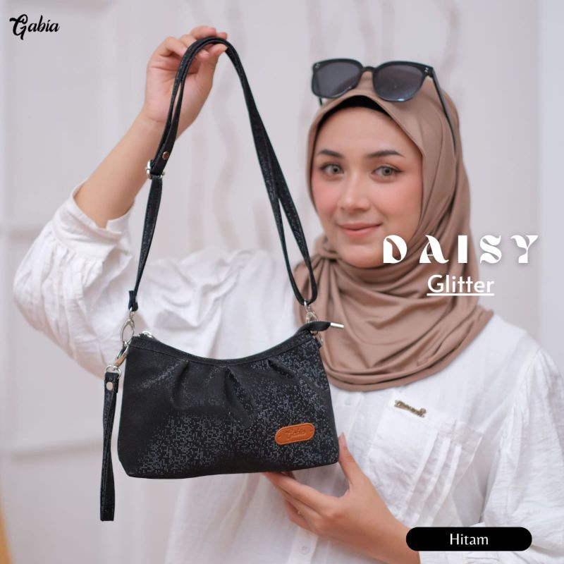 Tas Slempang Wanita Daisy Glitter By Gabia Tas Waterproof Anti Air