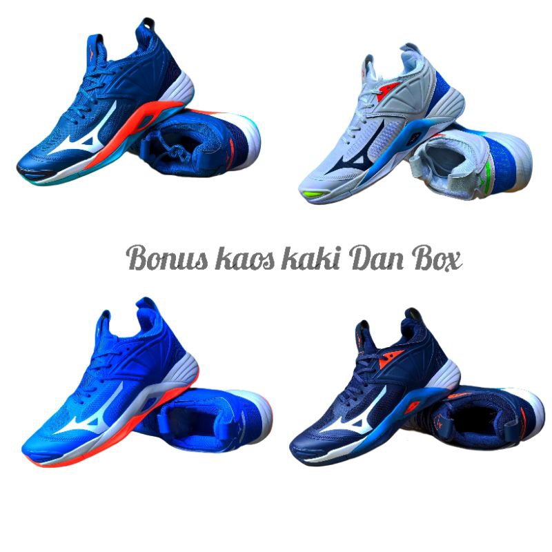 Sepatu mizuno wave momentum 2 Mid/Sepatu volly mizuno wlz 6 premium/ Sepatu volly