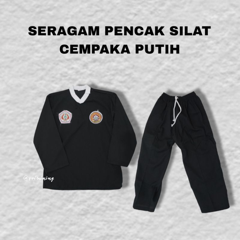 BAJU SERAGAM PENCAK SILAT CEMPAKA PUTIH