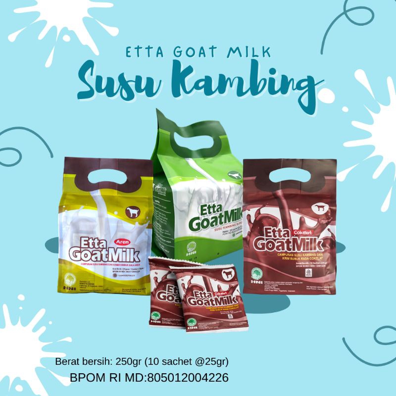 

Etta Goat Milk (Susu Kambing Bubuk)