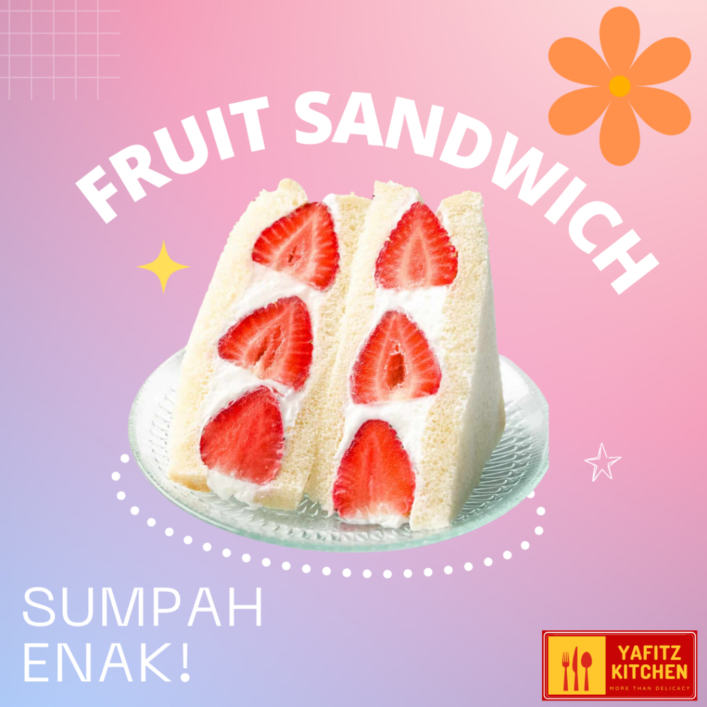 

Fruit Sando / Fruit Sandwich Buah Segar Dijamin Enak