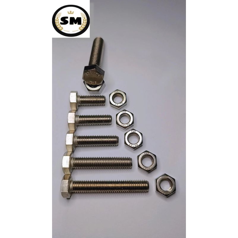 Baut Stainless M8x100 (kunci 13)