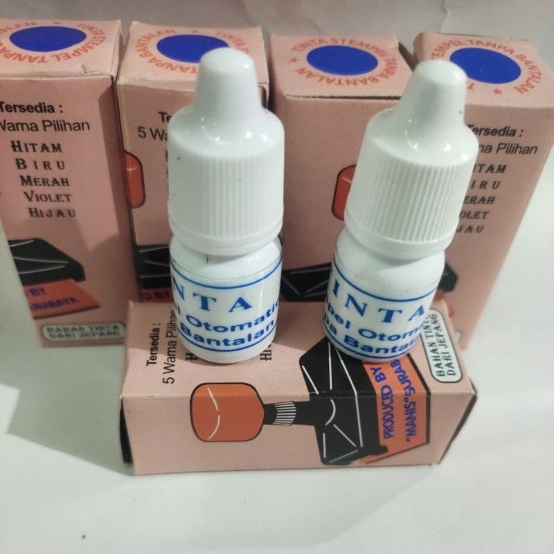 

tinta otomatic tanpa bantalan blue /pcs