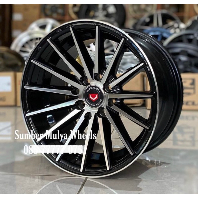 (4pc) Velg R15 Vossen VFS2. Sumber Mulya Wheels. Velg mobil. toko velg Semarang. Velg ban Semarang