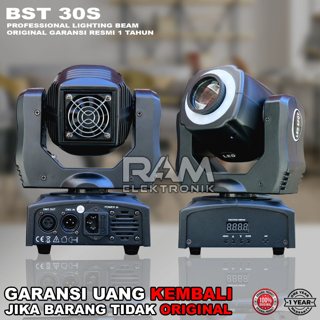 Mini Moving Head Light 30W / 30 Watt + LED Mini Moving Gobo 30 Watt