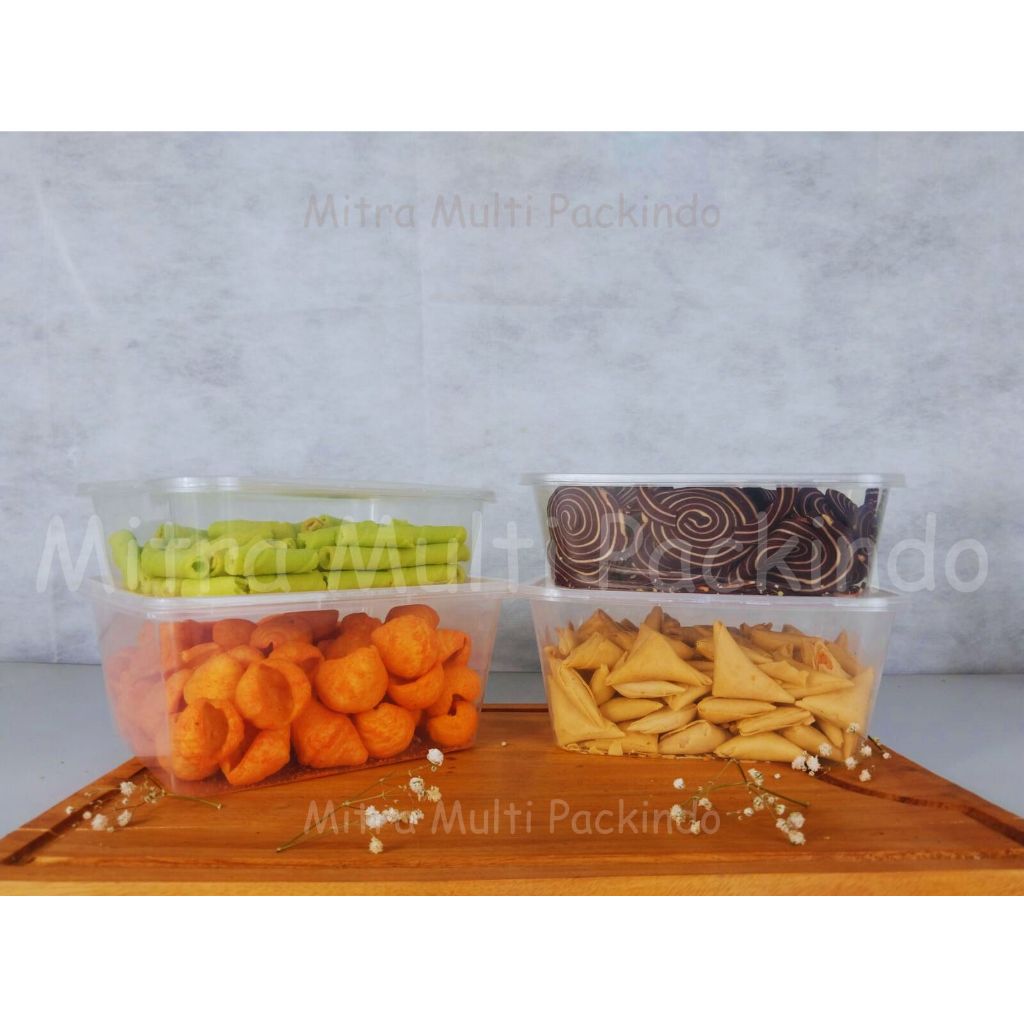 Thinwall kotak 1000ml Wadah makanan plastik/food container/kotak makan plastik MURAH