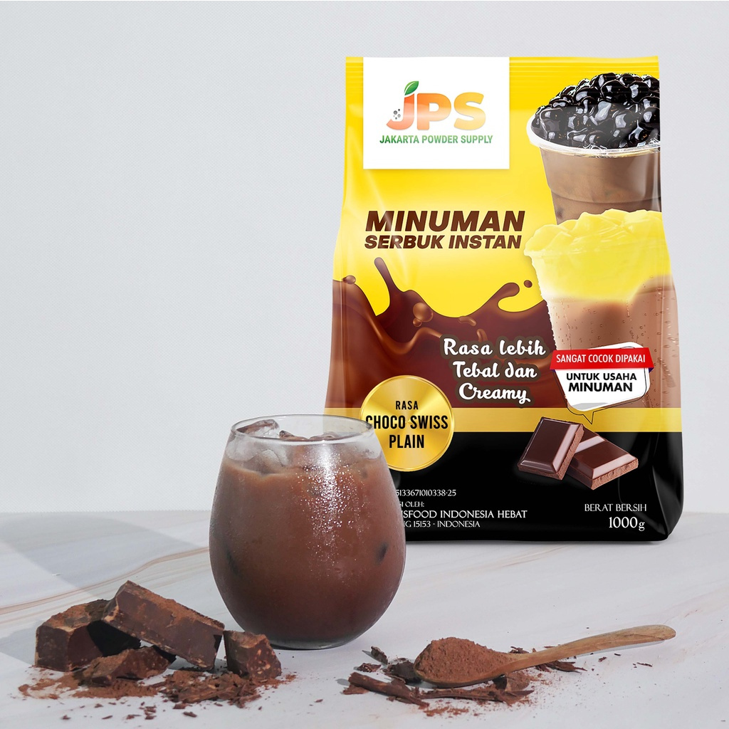 

POWDER DRINK JPS BUBUK MINUMAN RASA CHOCO SWISS 1 KG MURAH MERIAH
