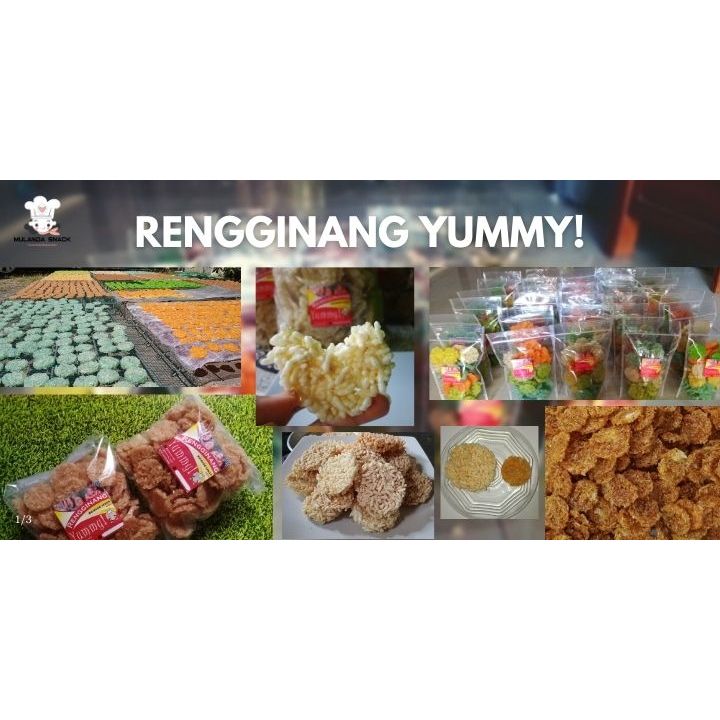 

[DISKON 50%] Rengginang Yummy! Renyah Gurih Asin 500 Gram Isi 75pcs