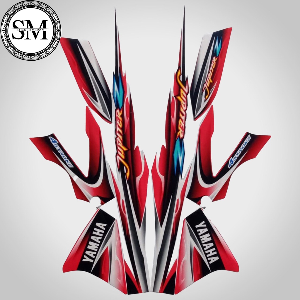 Striping Stiker Yamaha Jupiter Z Burhan 2005 List Body Motor Yamaha Jupiter Z Burhan 2005