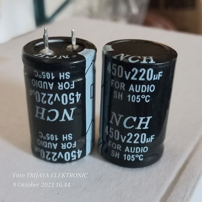 Elko 220uf 450v Rubycon / NCH Audio