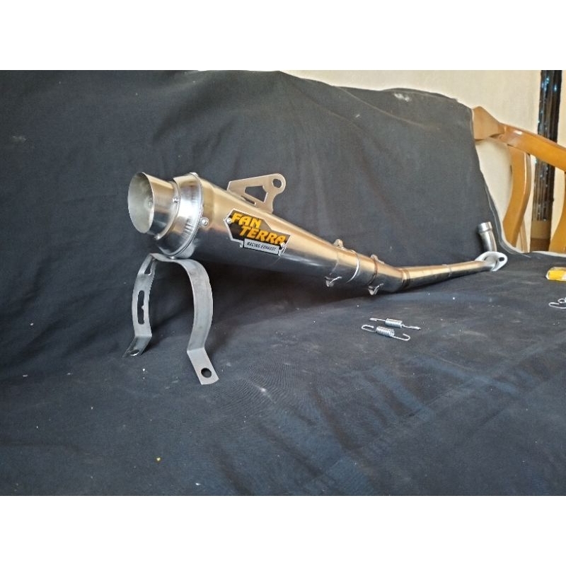 knalpot racing fanterra Honda c70 Astrea grand prima impressa dan motor bebek lainya