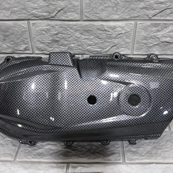 Tutup CVT/Knalpot/Kipas Honda Scoopy karbu ,Beat Carbu Old (Karbu) Carbon Thailand Aksesoris Body Mo